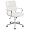 Flash Furniture White LeatherSoft Office Chair BT-20595M-2-WH-GG - alternate 6